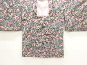 大正ロマン　花模様道行コート